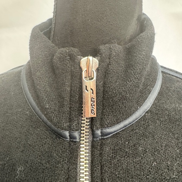 Spyder Full Zip Jacket Black - Picture 3 of 9